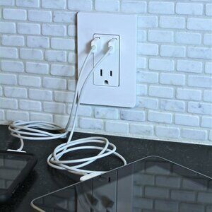 Dual Charger Electrical Outlet, 2 USB and Outlet